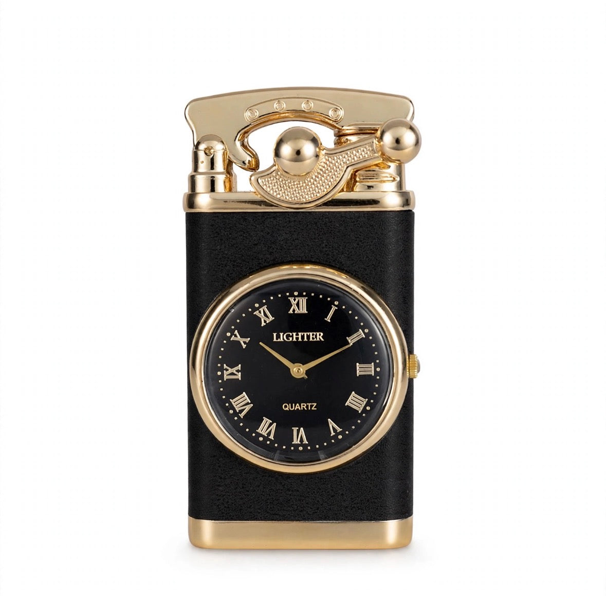 Clevora Top G Flame Black & Gold Alpha Lighter