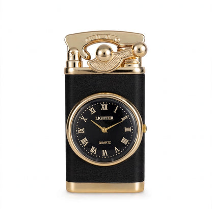 Clevora Top G Flame Black & Gold Alpha Lighter