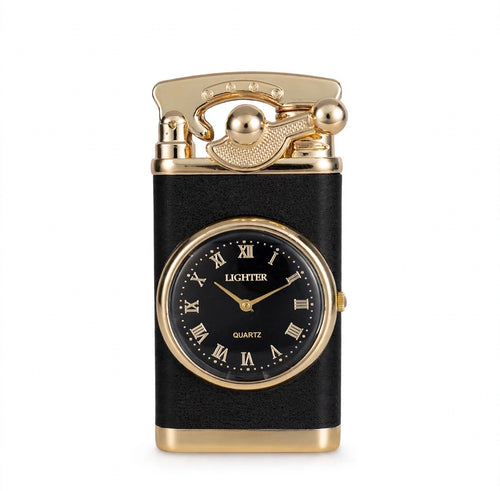 Clevora Top G Flame Black & Gold Alpha Lighter